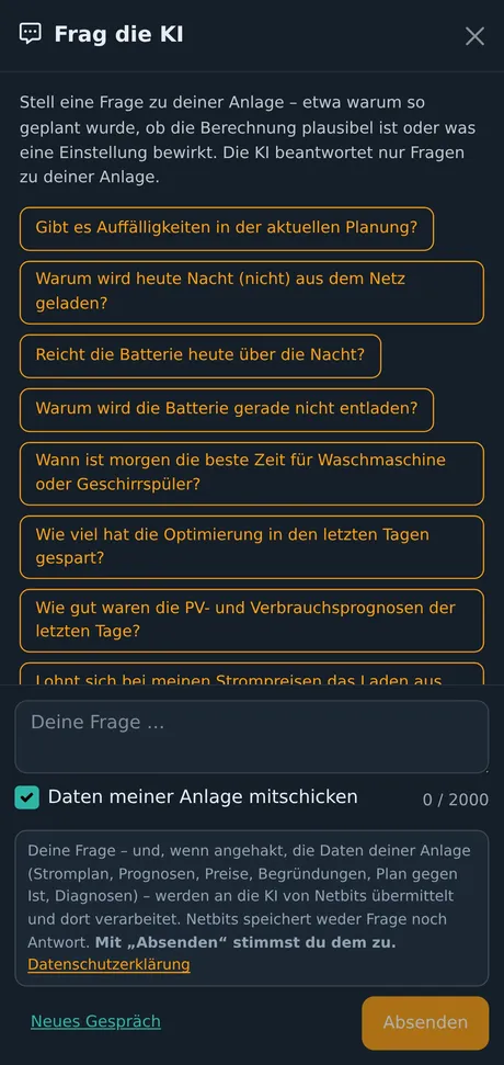 Frag die KI am Handy
